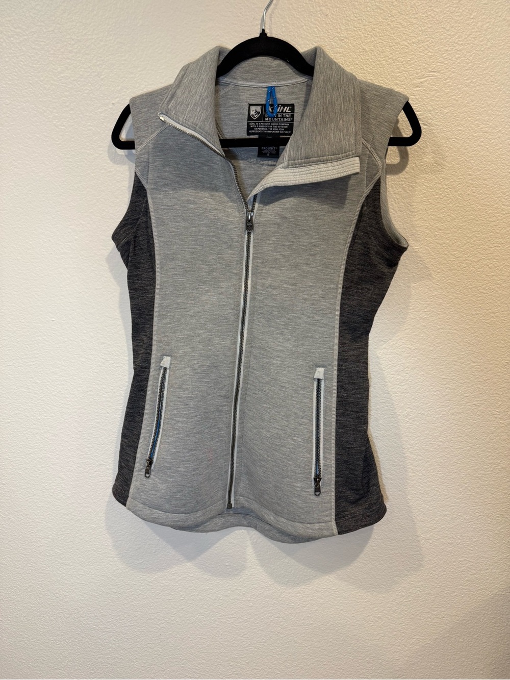Kuhl Women's Two-Tone Gray Sleeveless Zip Vest